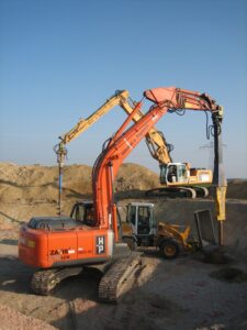Bohrrammsäulen ⌀75 - Windpark Dorn-Dürkheim