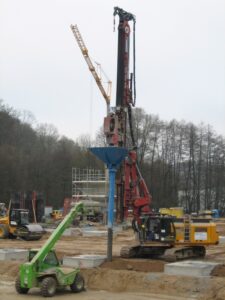 Rüttelstopfverdichtung Logistikcenter Adelsheim